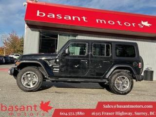 Used 2021 Jeep Wrangler Unlimited Sahara, Backup Cam, Running Boards! for sale in Surrey, BC