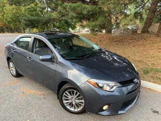 <p><strong><em>SORRY,....THIS VEHICLE HAS ALRADY BEEN SOLD.</em></strong></p><p><span style=text-decoration: underline;><em><strong>***2014 TOYOTA COROLLA LE - YES,.........ONLY 31,943 KMS!! THIS IS NOT A MISPRINT!!!</strong></em></span></p><p><strong>***1</strong><em><strong> SE</strong></em><em><strong>NIOR FEMALE OWNER-NON SMOKER!!!</strong></em></p><p><strong><em>***EXCLUSIVELY SERVICED BY TOYOTA DEALER!!</em></strong></p><p>AUTOMATIC TRANSMISSION, POWER GLASS MOON ROOF, ECONOMICAL 4 CYLINDER ENGINE (1.8 LITRE), HEATED CLOTH SEATS, BACK UP CAMERA, BLUETOOTH, KEYLESS ENTRY, CRUISE CONTROL, SPLIT FOLDING REAR SEATS, PS, PW, PM, PB, ABS,....TOO MANY OPTIONS TO LIST!!!</p><p>F<strong style=font-style: italic;>REE CARFAX VEHICLE HISTORY REPORT INCLUDED -</strong> PLEASE CLICK ON ATTACHED LINK BELOW!</p><p><a href=https://vhr.carfax.ca/?id=gjPHS46jUw9kiC0NBRNezzX+K+8WYDzI>https://vhr.carfax.ca/?id=gjPHS46jUw9kiC0NBRNezzX+K+8WYDzI</a></p><p><strong><span style=text-decoration-line: underline;>THE FOLLOWING FEATURES, LISTED BELOW, ARE ALL INCLUDED IN THE SELLING PRICE:</span></strong></p><p>*****VEHICLE HISTORY REPORT-CLEAN!! NO INSURANCE CLAIMS!!</p><p>*****ALL ORIGINAL MANUALS, BOOKS AND KEYS/REMOTES INCLUDED IN SELLING PRICE</p><p><em><strong>ONLY HST, LICENCE FEE AND OMVIC FEE ($10.00) ARE EXTRA.</strong></em></p><p>NO OTHER (HIDDEN) FEES EVER!</p><p>***PLEASE FEEL FREE TO BRING ALONG YOUR MECHANIC TO INSPECT, AND TEST DRIVE, THIS VEHICLE PRIOR TO PURCHASE.</p><p>***YOU CERTIFY,......AND YOU SAVE $$$</p><p>AT THIS PRICE, the 2014 TOYOTA COROLLA LE  IS BEING SOLD AS IS - AS TRADE IN (NOT CERTIFIED): “This vehicle is being sold “as is,” unfit, not e-tested and is not represented as being in road worthy condition, mechanically sound or maintained at any guaranteed level of quality. The vehicle may not be fit for use as a means of transportation and may require substantial repairs at the purchaser’s expense. It may not be possible to register the vehicle to be driven in its current condition.”</p><p><em><strong>PLEASE CALL 416-274-AUTO (2886) TO SCHEDULE AN APPOINTMENT AND TO ENSURE THAT THE VEHICLE YOURE INTERESTED IN IS STILL AVAILABLE. </strong></em></p><p> </p><p>RICHSTONE FINE CARS INC.</p><p>855 ALNESS STREET, UNIT 17</p><p>TORONTO, ONTARIO</p><p>M3J 2X3</p><p> </p><p>WE ARE AN OMVIC CERTIFIED DEALER AND PROUD MEMBER OF THE UCDA.</p><p>SERVING TORONTO/GTA AND CANADA-WIDE CUSTOMER SINCE 2000!!</p><p>WE CAN ASSIST OUT OF PROVINCE PURCHASERS, AS WELL.</p>