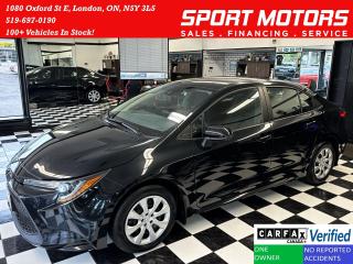 Used 2020 Toyota Corolla LE+Adaptive Cruise+Heated Seats+CLEAN CARFAX for sale in London, ON