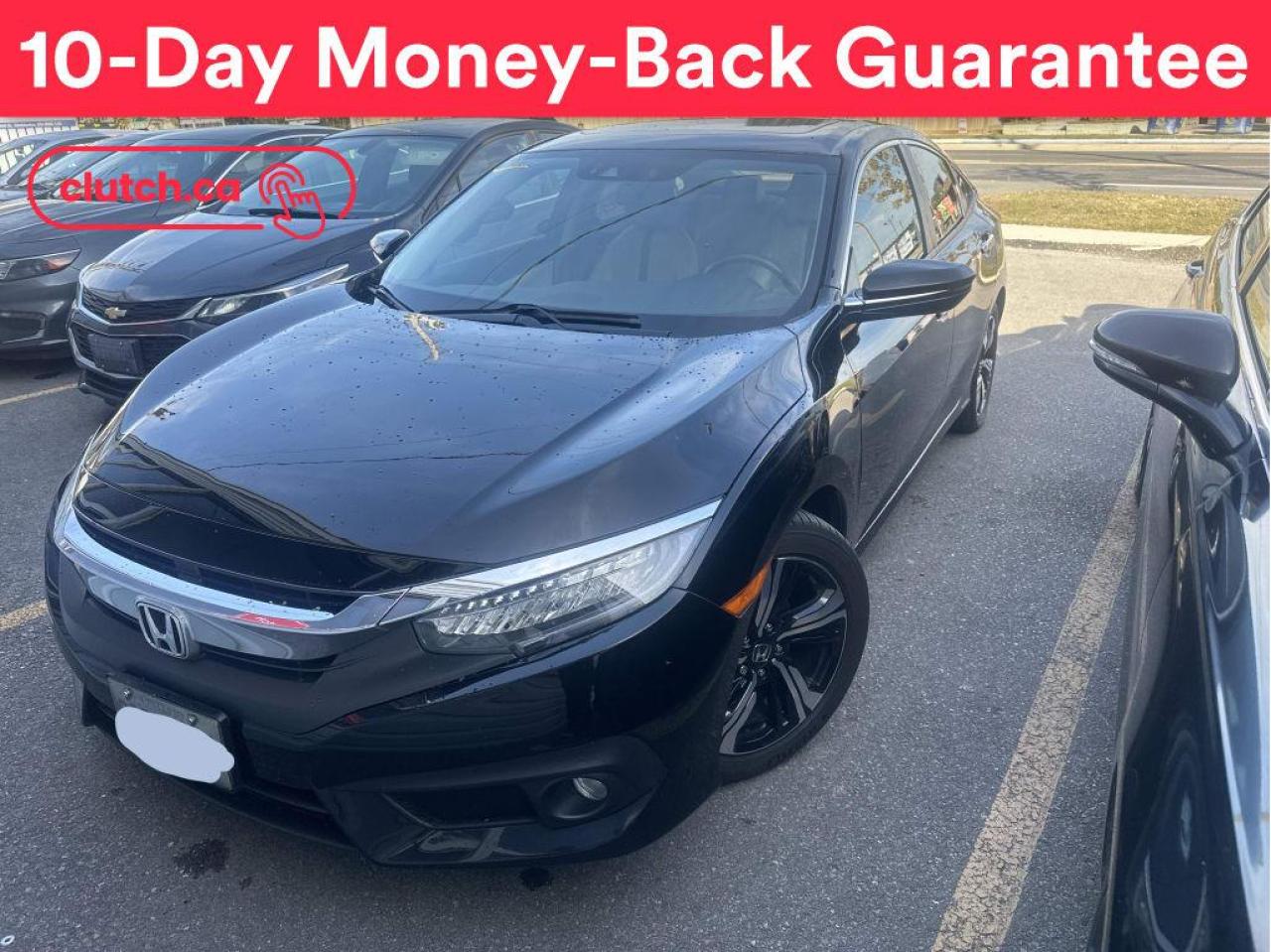 Used 2017 Honda Civic Sedan Touring w/ Moonroof, Nav, Honda LaneWatch for sale in Toronto, ON