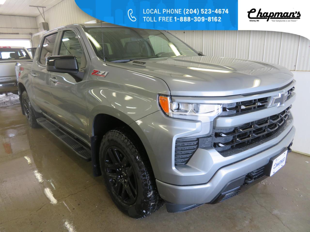 Heated Front Seats, HD Rear Vision Camera, Heated Steering Wheel, Chevy Safety Assist, Automatic Emergency Braking, Forward Collision Alert, Front Pedestrian Braking, Lane Keep Assist W/ Lane Departure Warning, Following Distance Indicator, Intellibeam-Auto High Beam, Teen Driver Mode, Tire Pressure Monitoring with Tire Fill Alert, Auto Locking Rear Differential, Stabilitrak W/ Trailer Sway Control & Hill Start Assist, Trailering Package with Hitch Guidance, 13.4 Colour Touchscreen, Google Built-In Compatibility Including Nav Capability, Bluetooth, Wireless Apple Carplay, Wireless Android Auto, 3-Year Remote Access Plan, OnStar, Wi-Fi Hotspot Capable, Satellite Radio, 120V Power Outlet in Cargo Bed & Instrument Panel, USB Ports, Keyless Open, Remote Start, Rear Seat Reminder, Dual Zone Climate Control, Power Windows, 10-Way Power Driver Seat, Heated Steering Wheel, Rear-Window Defogger, Rear Bumper Cornerstep, 12 Tie Downs in Cargo Bed, LED Cargo Area Lighting, EZ Lift Power Lock & Release Tailgate, Power Heated Mirrors, LED Reflector Headlamps, LED Fog Lamps, LED Signature Daytime Running Lamps, LED Taillamps, Front Recovery Hooks, Bose Sound System, Universal Home Remote, Rear Sliding Power Window, Hitch View, Trailer Brake Controller, Z71 Off-Road & Protection Package, 2-Spd Autotrac Transfer Case, Skid Plates, Hill Descent Control, Heavy Duty Air Filter, Dual Exhaust System, Chevytec Spray-On Bedliner, Rear Wheelhouse Liners, Z71 All-Weather Floor Liners, Duramax 3.0L Turbo-Diesel Engine, Leather Package, Rear Seat Storage Package, 20 Gloss Black Aluminum Wheels, Dark Essentials Package, Front Bucket Seats With Centre Console, Wireless Charging, 2 Complimentary Lube-Oil-Filter 2 YR/24,000 KM, Base Warranty Coverage 3 YR/60,000 KM, Powertrain Component Warranty Coverage 5 YR/100,000 KM, Roadside Assistance 5 YR/100,000 KM, Sheet Metal (Rust-Through Perforation Warranty Coverage 6 YR/160,000 KM.
Price Includes HD Flaps & 6 Tube Steps.
Price Includes Dealer Fee.
Price Excludes PST & GST.
Financing Options Available, Call For More Details.
<p><span style=font-size:14px><strong><span style=font-family:Calibri,sans-serif>*While every reasonable effort is made to ensure the accuracy of this information, we are not responsible for any error or omissions contained on these pages. Please verify any information in question with Chapman Motors Ltd.</span></strong></span></p>