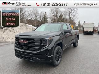 <br> <br>  No matter where youre heading or what tasks need tackling, theres a premium and capable Sierra 1500 thats perfect for you. <br> <br>This 2024 GMC Sierra 1500 stands out in the midsize pickup truck segment, with bold proportions that create a commanding stance on and off road. Next level comfort and technology is paired with its outstanding performance and capability. Inside, the Sierra 1500 supports you through rough terrain with expertly designed seats and robust suspension. This amazing 2024 Sierra 1500 is ready for whatever.<br> <br> This onyx black Extended Cab 4X4 pickup   has an automatic transmission and is powered by a  310HP 2.7L 4 Cylinder Engine.<br> <br> Our Sierra 1500s trim level is Pro. This GMC Sierra 1500 Pro comes with some excellent features such as a 7 inch touchscreen display with Apple CarPlay and Android Auto, wireless streaming audio, cruise control and easy to clean rubber floors. Additionally, this pickup truck also comes with a locking tailgate, a rear vision camera, StabiliTrak, air conditioning and teen driver technology. This vehicle has been upgraded with the following features: Spray-on Bedliner, Bluetooth. <br><br> <br>To apply right now for financing use this link : <a href=https://creditonline.dealertrack.ca/Web/Default.aspx?Token=b35bf617-8dfe-4a3a-b6ae-b4e858efb71d&Lang=en target=_blank>https://creditonline.dealertrack.ca/Web/Default.aspx?Token=b35bf617-8dfe-4a3a-b6ae-b4e858efb71d&Lang=en</a><br><br> <br/> Total  cash rebate of $2300 is reflected in the price. Credit includes $2,300 Non Stackable Delivery Allowance  Incentives expire 2024-07-02.  See dealer for details. <br> <br><br> Come by and check out our fleet of 40+ used cars and trucks and 150+ new cars and trucks for sale in Ottawa.  o~o
