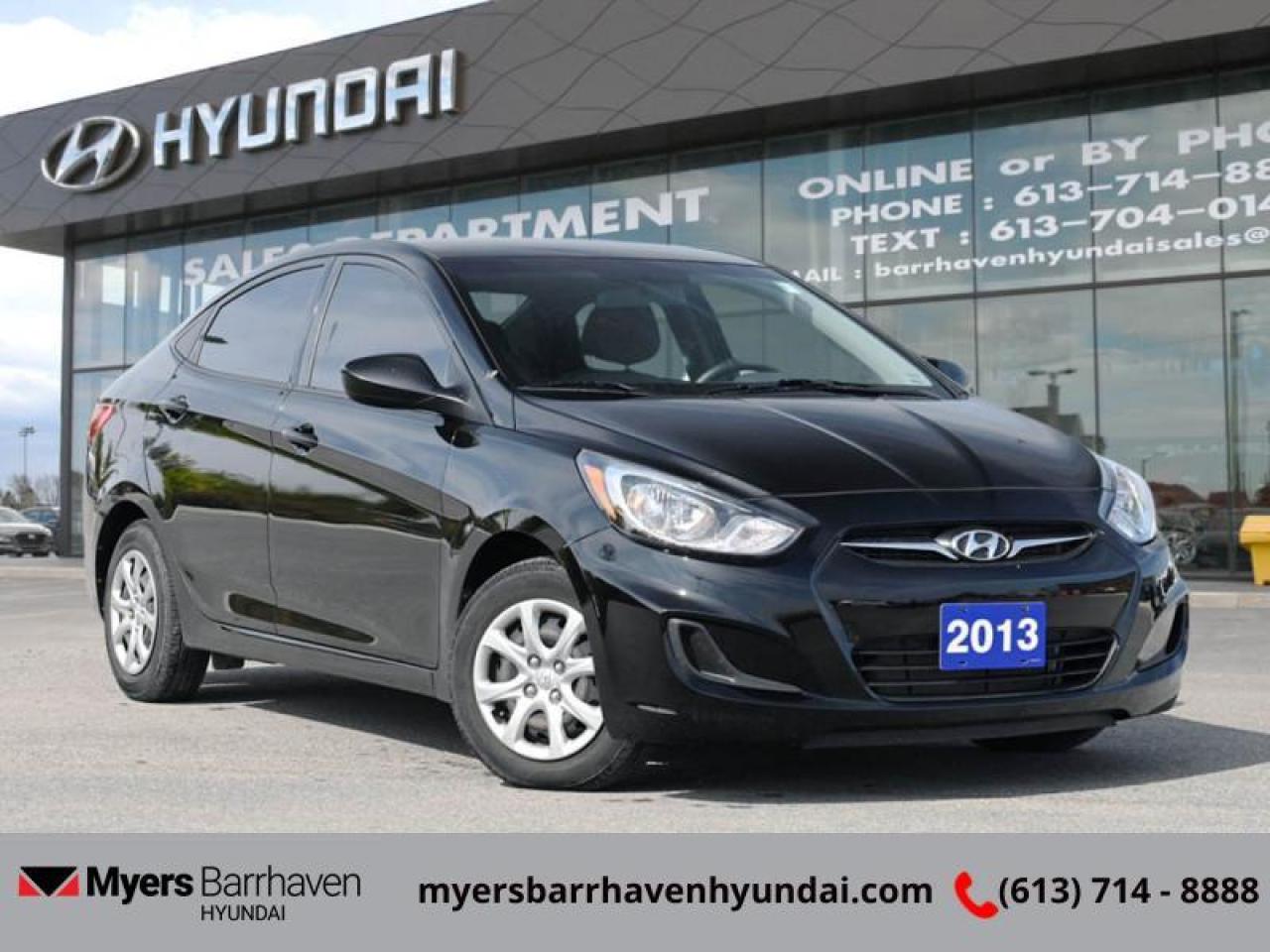 Used 2013 Hyundai Accent GL  - Bluetooth -  Heated Seats - $118 B/W for sale in Nepean, ON