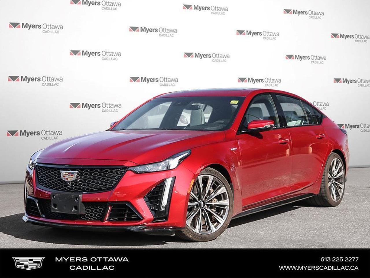 Used 2023 Cadillac CT5-V Blackwing  !!BLACKWING!! 668 HP- RADIANT RED ON SKY COOL LEATHER, ULTRAVIEW SUNROOF for sale in Ottawa, ON