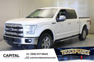 Used 2016 Ford F-150 Lariat SuperCrew   **Local Trade, Chrome Package, Sunroof, Navigation** for sale in Regina, SK