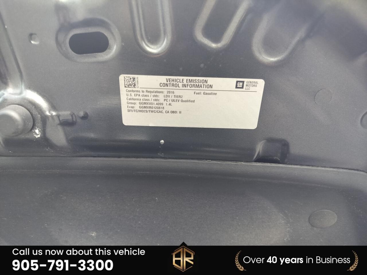 2016 Chevrolet Cruze Limited 2LT | RS | No Accidents reported | Sun Roo Photo