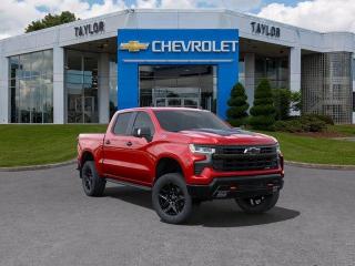 <b>Sunroof, 20 inch Aluminum Wheels!</b><br> <br>   This 2024 Silverado 1500 is engineered for ultra-premium comfort, offering high-tech upgrades, beautiful styling, authentic materials and thoughtfully crafted details. <br> <br>This 2024 Chevrolet Silverado 1500 stands out in the midsize pickup truck segment, with bold proportions that create a commanding stance on and off road. Next level comfort and technology is paired with its outstanding performance and capability. Inside, the Silverado 1500 supports you through rough terrain with expertly designed seats and robust suspension. This amazing 2024 Silverado 1500 is ready for whatever.<br> <br> This radiant red Crew Cab 4X4 pickup   has an automatic transmission and is powered by a  355HP 5.3L 8 Cylinder Engine.<br> <br> Our Silverado 1500s trim level is LT Trail Boss. Blending iconic appearance with off road capability, this adventure-ready Silverado 1500 LT Trail Boss is ready for anything you put in front of it. This rugged pickup comes loaded with Chevrolets legendary Z71 off road suspension and a 2 inch lift, an exclusive raised hood with black inserts, exclusive aluminum wheels, underbody skid plates, a useful trailer hitch, remote engine start, an EZ Lift tailgate and a 10 way power driver seat. It also comes with Chevrolets Premium Infotainment 3 system that features a larger touchscreen display, wireless Apple CarPlay, wireless Android Auto, and SiriusXM. Additional features include forward collision warning with automatic braking, lane keep assist, intellibeam LED headlights and fog lights, an HD rear view camera and hill descent control. This vehicle has been upgraded with the following features: Sunroof, 20 Inch Aluminum Wheels. <br><br> <br>To apply right now for financing use this link : <a href=https://www.taylorautomall.com/finance/apply-for-financing/ target=_blank>https://www.taylorautomall.com/finance/apply-for-financing/</a><br><br> <br/> Total  cash rebate of $5300 is reflected in the price. Credit includes $5,300 Non-Stackable Cash Delivery Allowance.  Incentives expire 2024-05-31.  See dealer for details. <br> <br> <br>LEASING:<br><br>Estimated Lease Payment: $499 bi-weekly <br>Payment based on 6.5% lease financing for 48 months with $0 down payment on approved credit. Total obligation $51,948. Mileage allowance of 16,000 KM/year. Offer expires 2024-05-31.<br><br><br><br> Come by and check out our fleet of 80+ used cars and trucks and 150+ new cars and trucks for sale in Kingston.  o~o