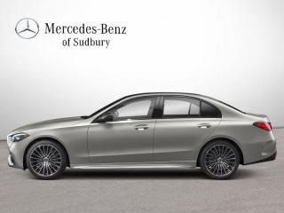 <b>Intelligent Drive Package, Premium Plus Package, Night Package, SiriusXM, Wireless Charging!</b><br> <br> Check out our wide selection of <b>NEW</b> and <b>PRE-OWNED</b> vehicles today!<br> <br>   This Mercedes C-Class offers a sensuous cabin with functional and user-friendly features. This  2023 Mercedes-Benz C-Class is for sale today in Sudbury. <br> <br>This 2023 Mercedes-Benz C-Class remains exceptional in every sense of the word. It has beautiful and bold exterior lines, with a luxurious yet simplistic interior that offers nothing but the best of materials. When you immerse yourself behind the wheel of this gorgeous automobile, youll find an abundance of standard luxuries that highlight its athletically elegant body and refined interior. This  sedan has 1,000 kms. Its  mojave in colour  . It has an automatic transmission and is powered by a  2.0L I4 16V GDI DOHC Turbo engine. <br> <br> Our C-Classs trim level is C 300 4MATIC Sedan. This sleek C300 sedan rewards you with amazing standard features such as an express open/close dual panel sunroof, LED headlights, automatic ride control suspension, heated front seats with power adjustment, a Nappa leather-wrapped heated steering wheel, ARTICO synthetic leather upholstery, and voice-activated dual-zone climate control. Stay connected while on the road via an 11.9-inch infotainment screen powered by MBUX with Apple CarPlay, Android Auto, Mercedes Me Connect tracking, and mobile hotspot internet access. Safety features include active park assist with automated parking sensors, blind spot detection, active brake assist with autonomous emergency braking, forward collision mitigation, and driver monitoring alert. This vehicle has been upgraded with the following features: Intelligent Drive Package, Premium Plus Package, Night Package, Siriusxm, Wireless Charging, Premium Package. <br> <br>To apply right now for financing use this link : <a href=https://www.mercedes-benz-sudbury.ca/finance/apply-for-financing/ target=_blank>https://www.mercedes-benz-sudbury.ca/finance/apply-for-financing/</a><br><br> <br/><br>LocationMercedes-Benz of Sudbury is conveniently located at 2091 Long Lake Road in Sudbury, Ontario. If you cant make it to us, we can accommodate you! Call us today to come in and see this vehicle!<br> Come by and check out our fleet of 30+ used cars and trucks and 20+ new cars and trucks for sale in Sudbury.  o~o