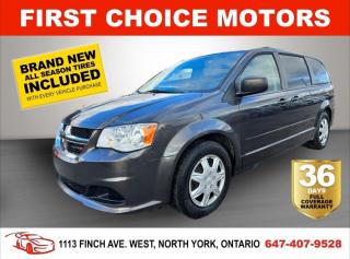 Welcome to First Choice Motors, the largest car dealership in Toronto of pre-owned cars, SUVs, and vans priced between $5000-$15,000. With an impressive inventory of over 300 vehicles in stock, we are dedicated to providing our customers with a vast selection of affordable and reliable options. <br><br>Were thrilled to offer a used 2016 Dodge Grand Caravan SXT, grey color with 178,000km (STK#6615) This vehicle was $14990 NOW ON SALE FOR $12990. It is equipped with the following features:<br>- Automatic Transmission<br>- 3rd row seating<br>- Stow & Go<br>- Power windows<br>- Power locks<br>- Power mirrors<br>- Air Conditioning<br><br>At First Choice Motors, we believe in providing quality vehicles that our customers can depend on. All our vehicles come with a 36-day FULL COVERAGE warranty. We also offer additional warranty options up to 5 years for our customers who want extra peace of mind.<br><br>Furthermore, all our vehicles are sold fully certified with brand new brakes rotors and pads, a fresh oil change, and brand new set of all-season tires installed & balanced. You can be confident that this car is in excellent condition and ready to hit the road.<br><br>At First Choice Motors, we believe that everyone deserves a chance to own a reliable and affordable vehicle. Thats why we offer financing options with low interest rates starting at 7.9% O.A.C. Were proud to approve all customers, including those with bad credit, no credit, students, and even 9 socials. Our finance team is dedicated to finding the best financing option for you and making the car buying process as smooth and stress-free as possible.<br><br>Our dealership is open 7 days a week to provide you with the best customer service possible. We carry the largest selection of used vehicles for sale under $9990 in all of Ontario. We stock over 300 cars, mostly Hyundai, Chevrolet, Mazda, Honda, Volkswagen, Toyota, Ford, Dodge, Kia, Mitsubishi, Acura, Lexus, and more. With our ongoing sale, you can find your dream car at a price you can afford. Come visit us today and experience why we are the best choice for your next used car purchase!<br><br>All prices exclude a $10 OMVIC fee, license plates & registration  and ONTARIO HST (13%)
