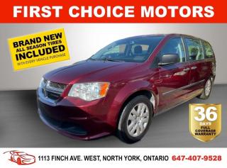 Used 2016 Dodge Grand Caravan SE ~AUTOMATIC, FULLY CERTIFIED WITH WARRANTY!!!~ for sale in North York, ON