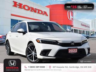 Used 2022 Honda Civic Touring REARVIEW CAMERA | APPLE CARPLAY™/ANDROID AUTO™ | HEATED SEATS for sale in Cambridge, ON