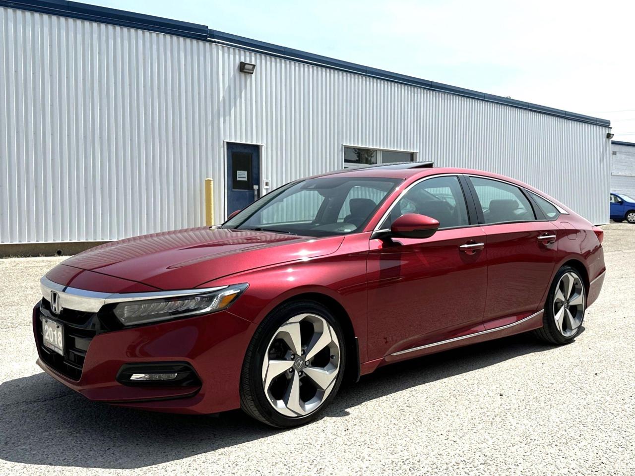 Used 2018 Honda Accord Touring Navigation Camera HUD Leather Roof for sale in Kitchener, ON
