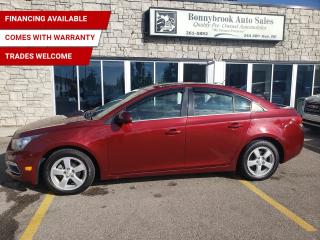 Used 2016 Chevrolet Cruze LEATHER/ LT/SUNROOF/CAR STARTER/BACKUP CAMERA for sale in Calgary, AB