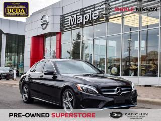 Used 2018 Mercedes-Benz C-Class C300 4matic Navi Blind Spot Bluetooth Moonroof for sale in Maple, ON
