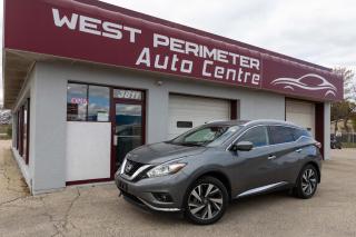 Used 2018 Nissan Murano AWD PLATINUM for sale in Winnipeg, MB