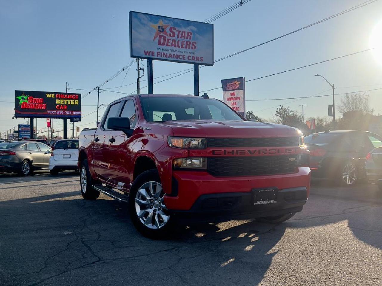 4WD CUSTOM!  LOW KM! MINT! WE FINANCE ALL CREDIT! 500+ VEHICLES IN STOCK
Instant Financing Approvals CALL OR TEXT 519-702-8888! Our Team will secure the Best Interest Rate from over 30 Auto Financing Lenders that can get you APPROVED! We also have access to in-house financing and leasing to help restore your credit.
Financing available for all credit types! Whether you have Great Credit, No Credit, Slow Credit, Bad Credit, Been Bankrupt, On Disability, Or on a Pension,  for your car loan Guaranteed! For Your No Hassle, Same Day Auto Financing Approvals CALL OR TEXT 519-702-8888.
$0 down options available with low monthly payments! At times a down payment may be required for financing. Apply with Confidence at https://www.5stardealer.ca/finance-application/ Looking to just sell your vehicle? WE BUY EVERYTHING EVEN IF YOU DONT BUY OURS: https://www.5stardealer.ca/instant-cash-offer/
The price of the vehicle includes a $480 administration charge. HST and Licensing costs are extra.
*Standard Equipment is the default equipment supplied for the Make and Model of this vehicle but may not represent the final vehicle with additional/altered or fewer equipment options.