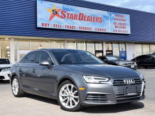 Used 2017 Audi A4 NAV LEATHER H-SEATS LOADED! WE FINANCE ALL CREDIT! for sale in London, ON