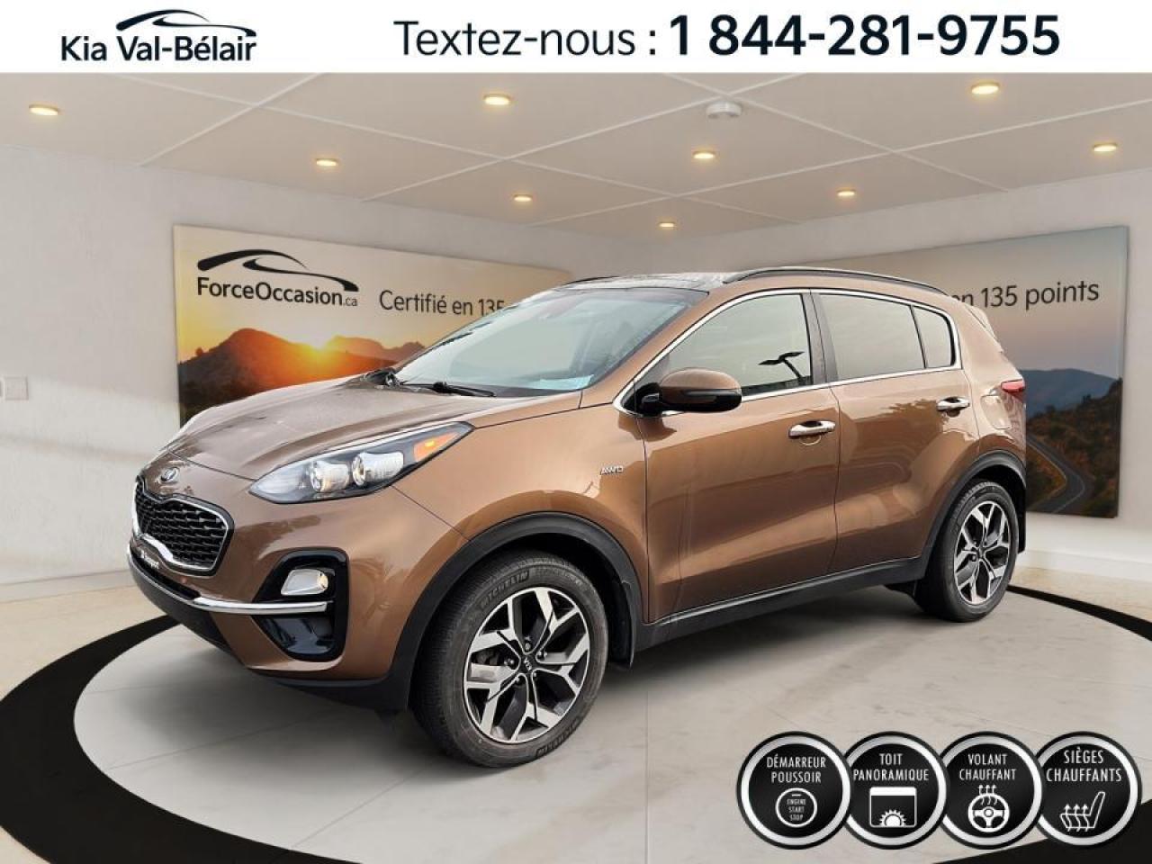 Used 2020 Kia Sportage EX AWD*TOIT*CRUISE*CAMÉRA*BOUTON POUSSOIR* for sale in Québec, QC