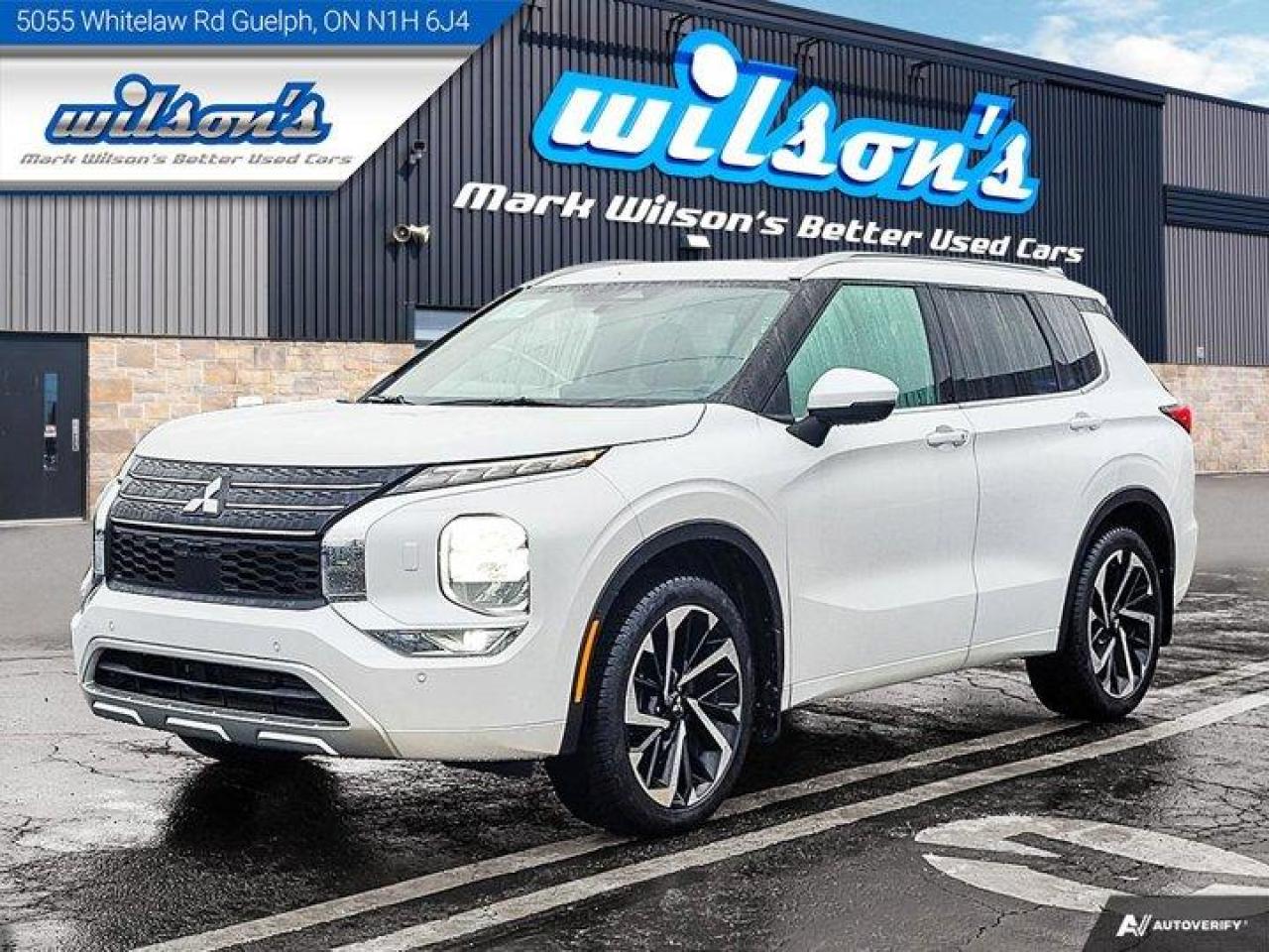 Used 2022 Mitsubishi Outlander GT S-AWC - Pano Sunroof, Navigation, Heated Seats, CarPlay + Android, Mi-Pilot Assist, & More! for sale in Guelph, ON