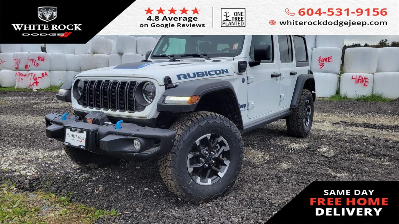 New 2024 Jeep Wrangler 4xe RUBICON for sale in Surrey, BC