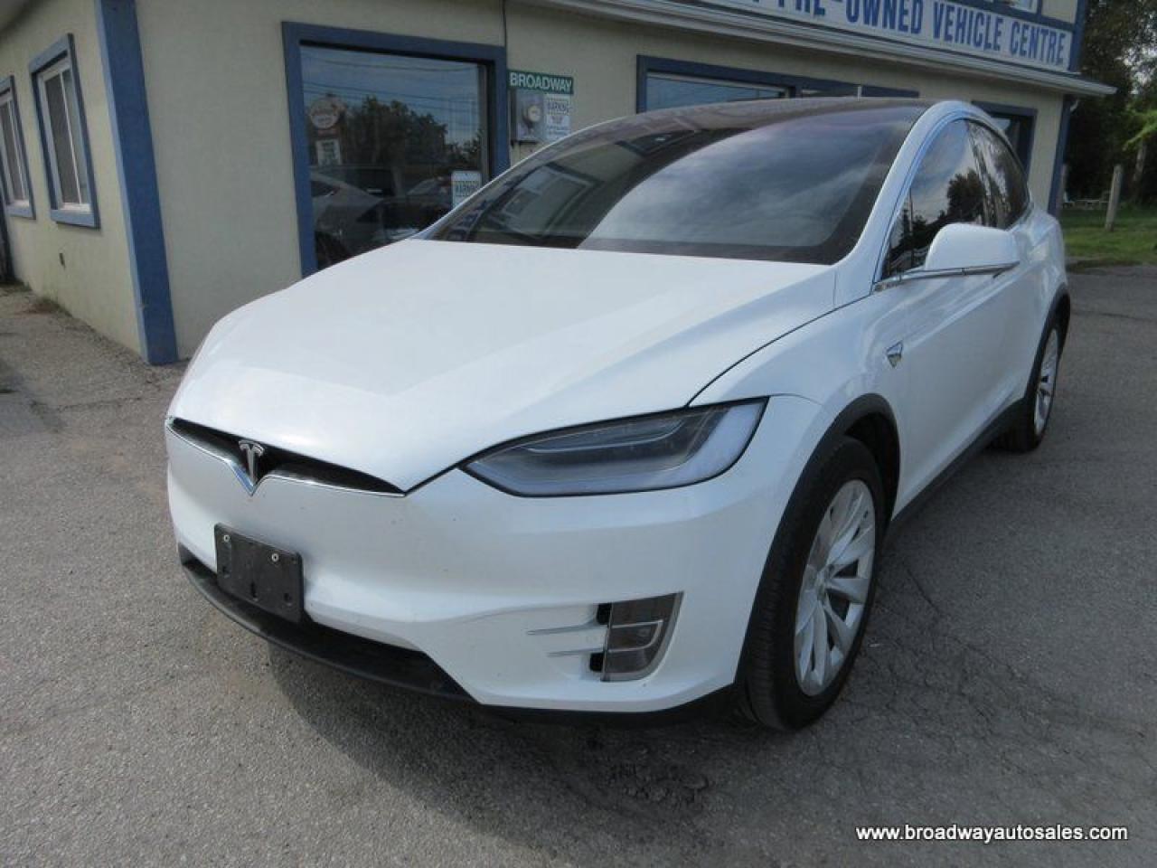 2020 Tesla Model X LOADED LONG-RANGE-EDITION 5 PASSENGER 398-kW-ELECTRIC DUAL MOTOR.. NAVIGATION.. LEATHER.. HEATED SEATS & WHEEL.. POWER TAILGATE..