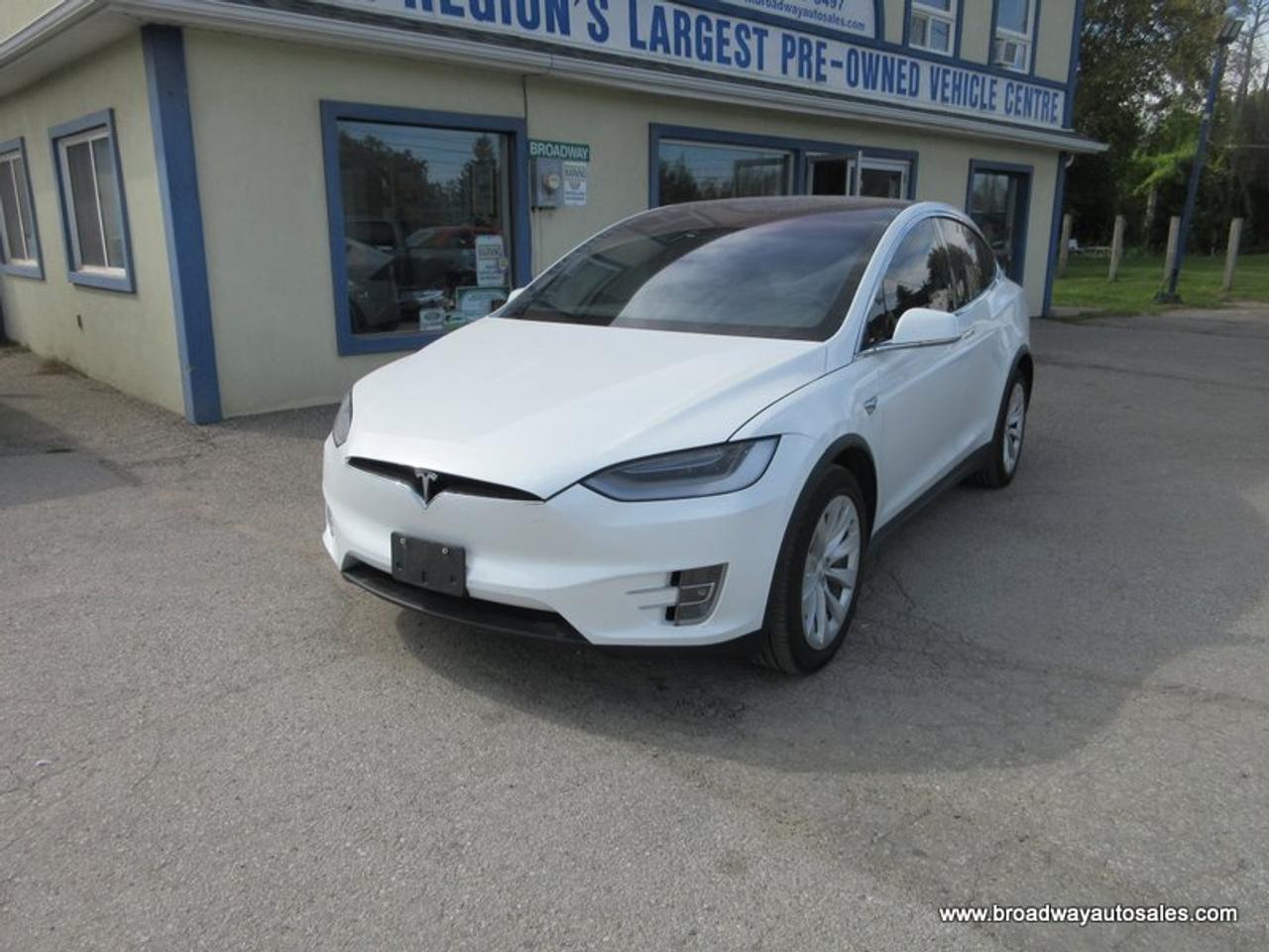 2020 Tesla Model X LOADED LONG-RANGE-EDITION 5 PASSENGER 398-kW-ELECTRIC DUAL MOTOR.. NAVIGATION.. LEATHER.. HEATED SEATS & WHEEL.. POWER TAILGATE.. Photo1
