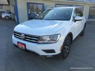 Used 2018 Volkswagen Tiguan ALL-WHEEL DRIVE TSI-EDITION 5 PASSENGER 2.0L - TURBO.. DRIVE-MODE-SELECT.. LEATHER.. HEATED SEATS.. PANORAMIC SUNROOF.. BACK-UP CAMERA.. BLUETOOTH.. for sale in Bradford, ON
