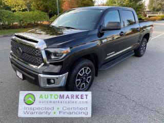 Used 2021 Toyota Tundra CrewMax 4WD SR5 SUNROOF 5.7L V8 WARRANTY, FINANCING, INSPECTED BCAA MBSHP! for sale in Surrey, BC