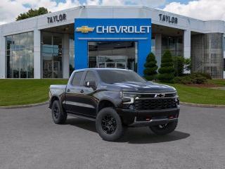 <b>Sunroof, Diesel Engine, 18 inch Aluminum Wheels!</b><br> <br>   This 2024 Silverado 1500 is engineered for ultra-premium comfort, offering high-tech upgrades, beautiful styling, authentic materials and thoughtfully crafted details. <br> <br>This 2024 Chevrolet Silverado 1500 stands out in the midsize pickup truck segment, with bold proportions that create a commanding stance on and off road. Next level comfort and technology is paired with its outstanding performance and capability. Inside, the Silverado 1500 supports you through rough terrain with expertly designed seats and robust suspension. This amazing 2024 Silverado 1500 is ready for whatever.<br> <br> This black sought after diesel Crew Cab 4X4 pickup   has an automatic transmission and is powered by a  305HP 3.0L Straight 6 Cylinder Engine.<br> <br> Our Silverado 1500s trim level is ZR2. Making sure your off-road game is on point, this adventure-ready Silverado 1500 ZR2 is ready to power through any extreme terrain you put in front of it. This menacing pickup truck comes loaded with Multimatic DSSV dampers and a highly capable off-road suspension, an exclusive raised hood with black inserts, unique off-road aluminum wheels, underbody skid plates, and a high cut bumper to improve your approach angle. It also comes with Chevrolets Premium Infotainment 3 system that features a larger touchscreen display, wireless Apple CarPlay, wireless Android Auto, and SiriusXM, blind spot detection with trailer alert, remote engine start, an EZ Lift tailgate and a 10 way power driver seat. Additional features include forward collision warning with automatic braking, lane keep assist, intellibeam LED headlights and fog lights, an HD surround vision camera and hill descent control plus so much more! This vehicle has been upgraded with the following features: Sunroof, Diesel Engine, 18 Inch Aluminum Wheels. <br><br> <br>To apply right now for financing use this link : <a href=https://www.taylorautomall.com/finance/apply-for-financing/ target=_blank>https://www.taylorautomall.com/finance/apply-for-financing/</a><br><br> <br/> Total  cash rebate of $5300 is reflected in the price. Credit includes $5,300 Non-Stackable Cash Delivery Allowance.  Incentives expire 2024-05-31.  See dealer for details. <br> <br> <br>LEASING:<br><br>Estimated Lease Payment: $569 bi-weekly <br>Payment based on 6.5% lease financing for 48 months with $0 down payment on approved credit. Total obligation $59,210. Mileage allowance of 16,000 KM/year. Offer expires 2024-05-31.<br><br><br><br> Come by and check out our fleet of 80+ used cars and trucks and 150+ new cars and trucks for sale in Kingston.  o~o