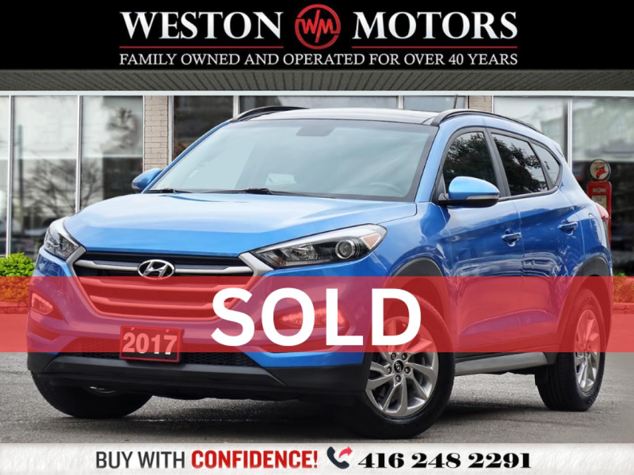 2017 Hyundai Tucson *REV-CAM*PANROOF*LEATHER*HEATED SEATS!!**