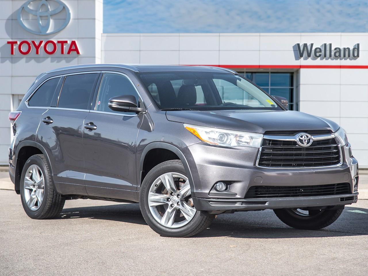 Recent Arrival! NO ACCIDENTS!! Premium Leather Seats Heated Seats Heated Steering Wheel, Power Moon Roof, Heated and Power Door Mirrors, Keyless Entry, Fully Automatic Headlights, Front Fog Lights, Blind Spot Warning, Rear Collison Warning, Rear View Camera, Bluetooth wireless phone connectivity.   

Every Pre-Owned vehicle at Welland Toyota goes through a rigorous 100-point inspection. We promise you will not be disappointed in the quality and condition of our inventory. Welland Toyota ensures quality and affordability. With the largest quality pre-owned vehicles to choose from, we are sure to have what you are looking for, at a price you can afford. Flexible finance options available. Response available via Text, Email, Phone, or Video Response! Please indicate which is most convenient, we are happy to correspond using your preferred method. Visit us at Welland Toyota today! One price, the right price. Every time... 
 
We are serving Welland, Niagara, Ancaster, Hamilton, Barrie, Innisfil, Cookstown, North Bay, Burlington, Dundas, Brantford, Guelph, Stoney Creek, Grimsby, Oakville, Kitchener, London, Toronto, Mississauga, Milton, Cambridge, Kitchener Waterloo, Cayuga, Caledonia, St. Catharines, and the entire GHA and GTA. 
 
Visit or call us today to see for yourself!