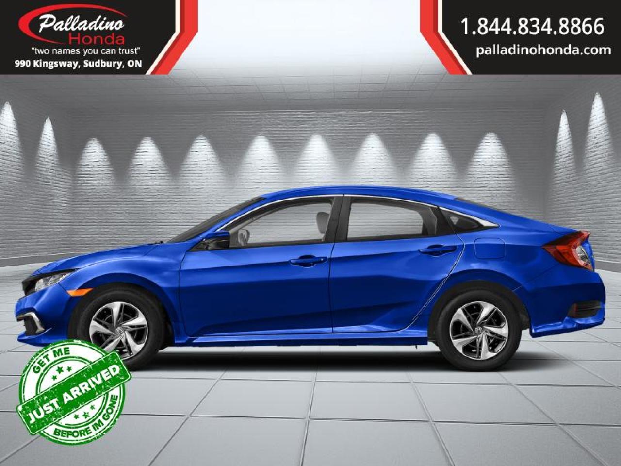 Used 2020 Honda Civic Sedan LX CVT  - Heated Seats for sale in Sudbury, ON