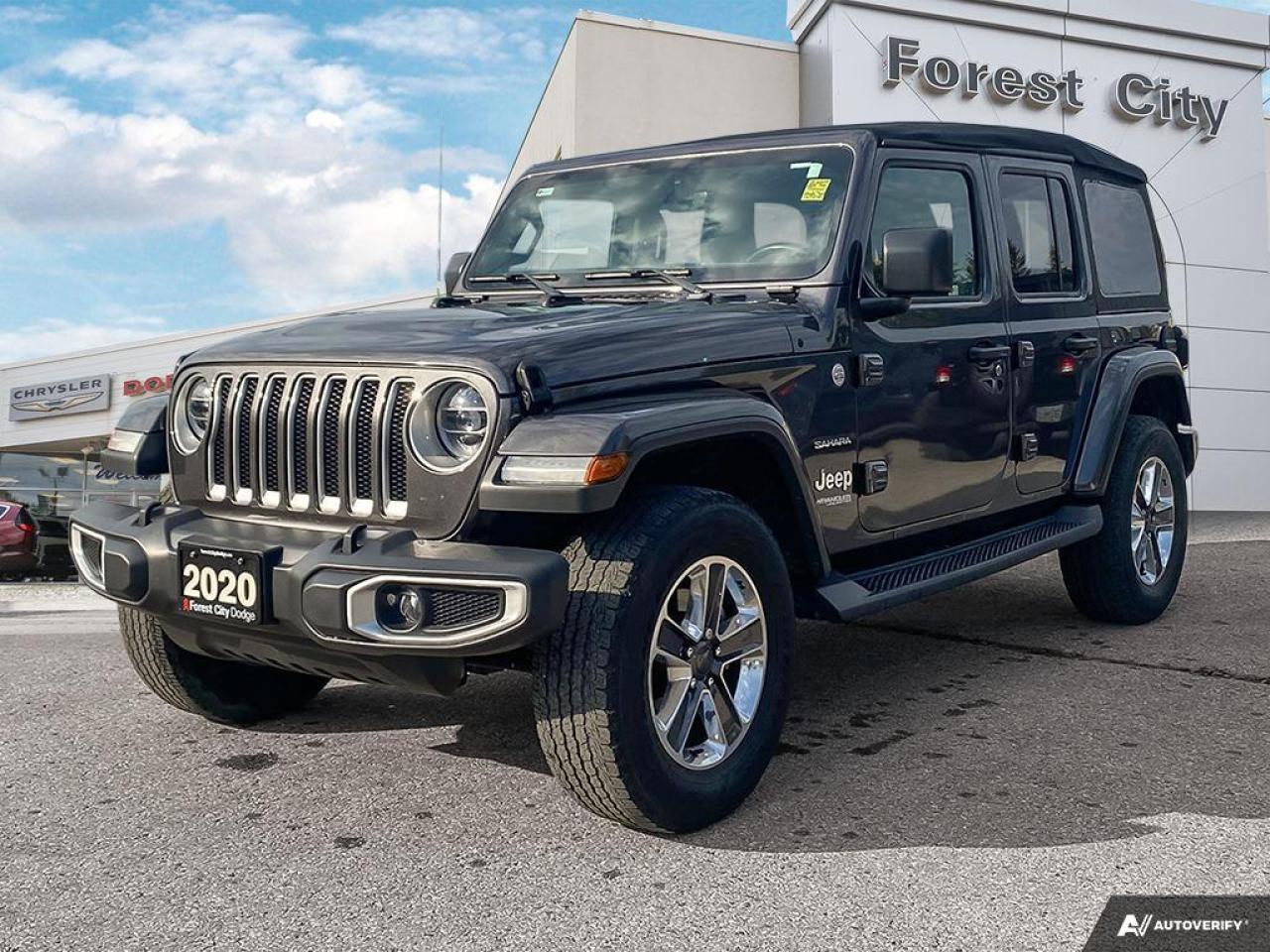 Used 2020 Jeep Wrangler Unlimited Sahara Navigation - Dual Top - Cold Weather Group for sale in London, ON