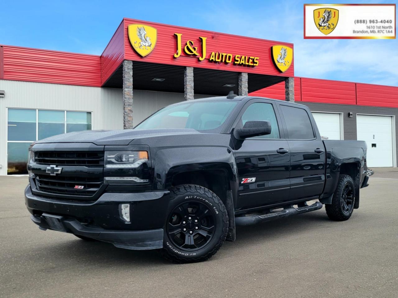 Used 2017 Chevrolet Silverado 1500 1LZ 4X4 - H. SEATS - CREW CAB for sale in Brandon, MB