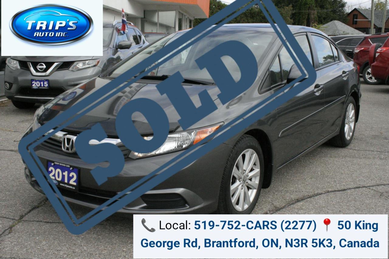 2012 Honda Civic 4dr Auto EX-L w/Nav-loaded/Only 52,000 kms/Mint! - Photo #1