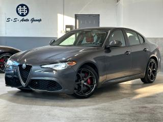 Used 2017 Alfa Romeo Giulia TI SPORT Q4|RED SEATS|NAV|PANO|BACKUP|BSM|1 OWNER| for sale in Oakville, ON