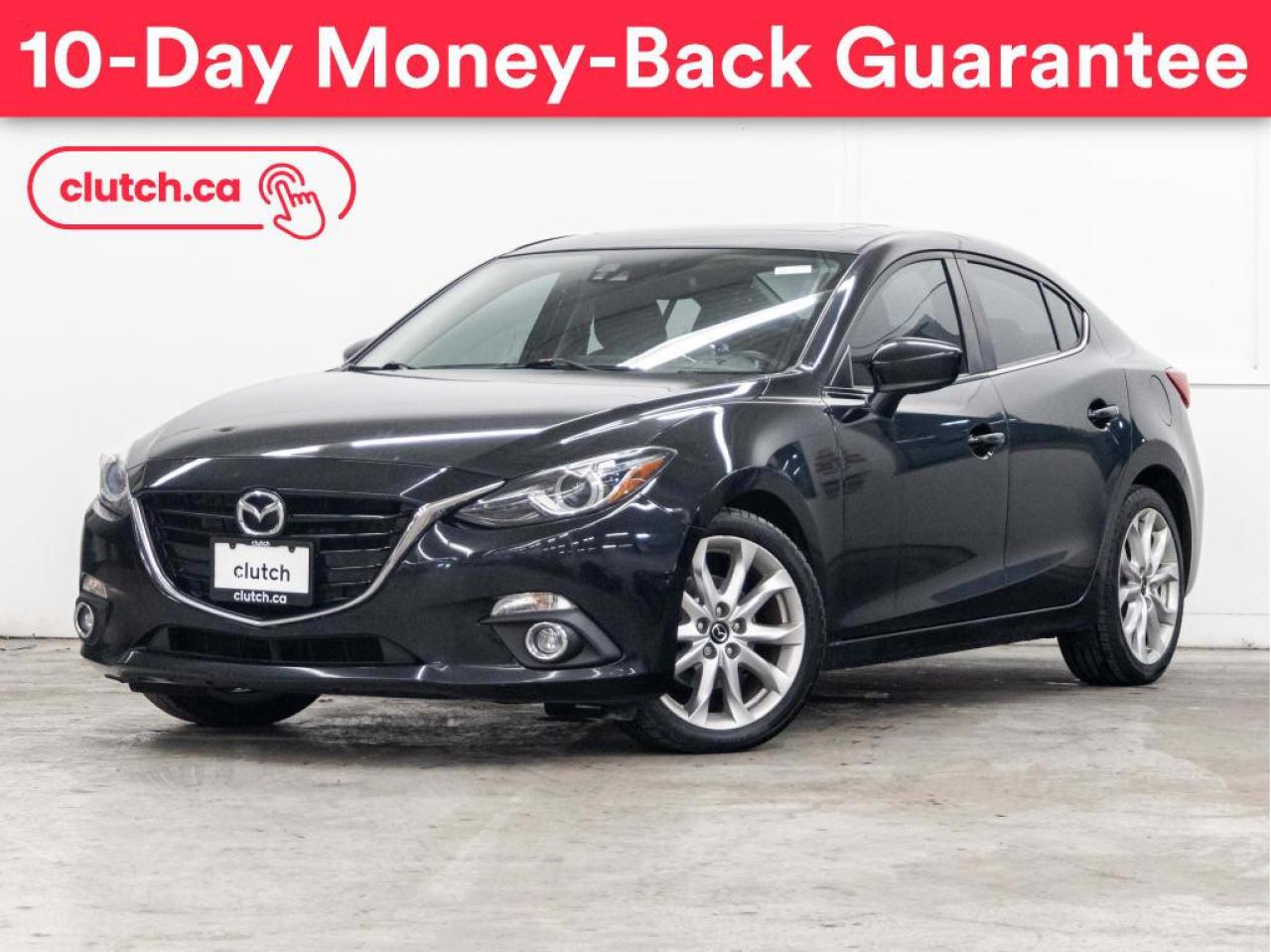 Used 2015 Mazda MAZDA3 GT Tech w/ Bluetooth, Backup Cam, Cruise Control, Nav for sale in Toronto, ON