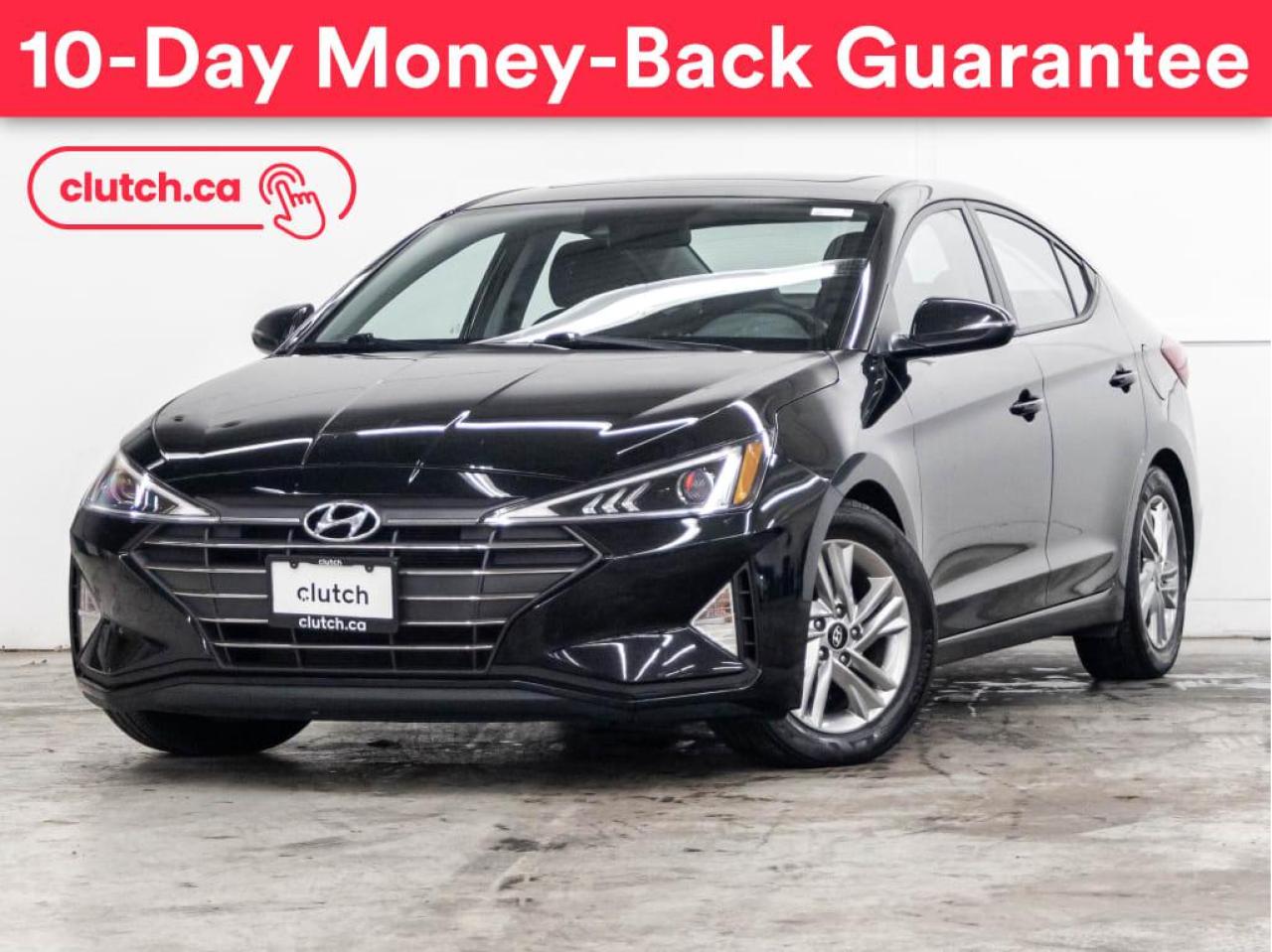 Used 2019 Hyundai Elantra Preferred w/ Sun & Safety Pkg w/ Apple CarPlay & Android Auto, Cruise Control, Sunroof for sale in Toronto, ON