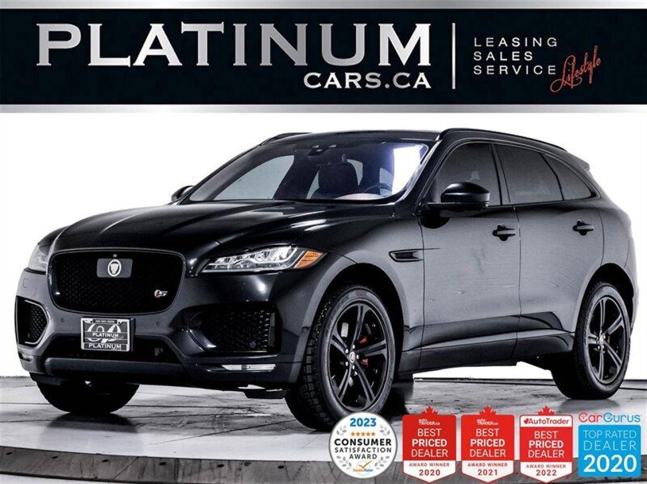 Used 2018 Jaguar F-PACE S, 380HP, PANO, NAVI, BACK UP CAM for sale in Toronto, ON