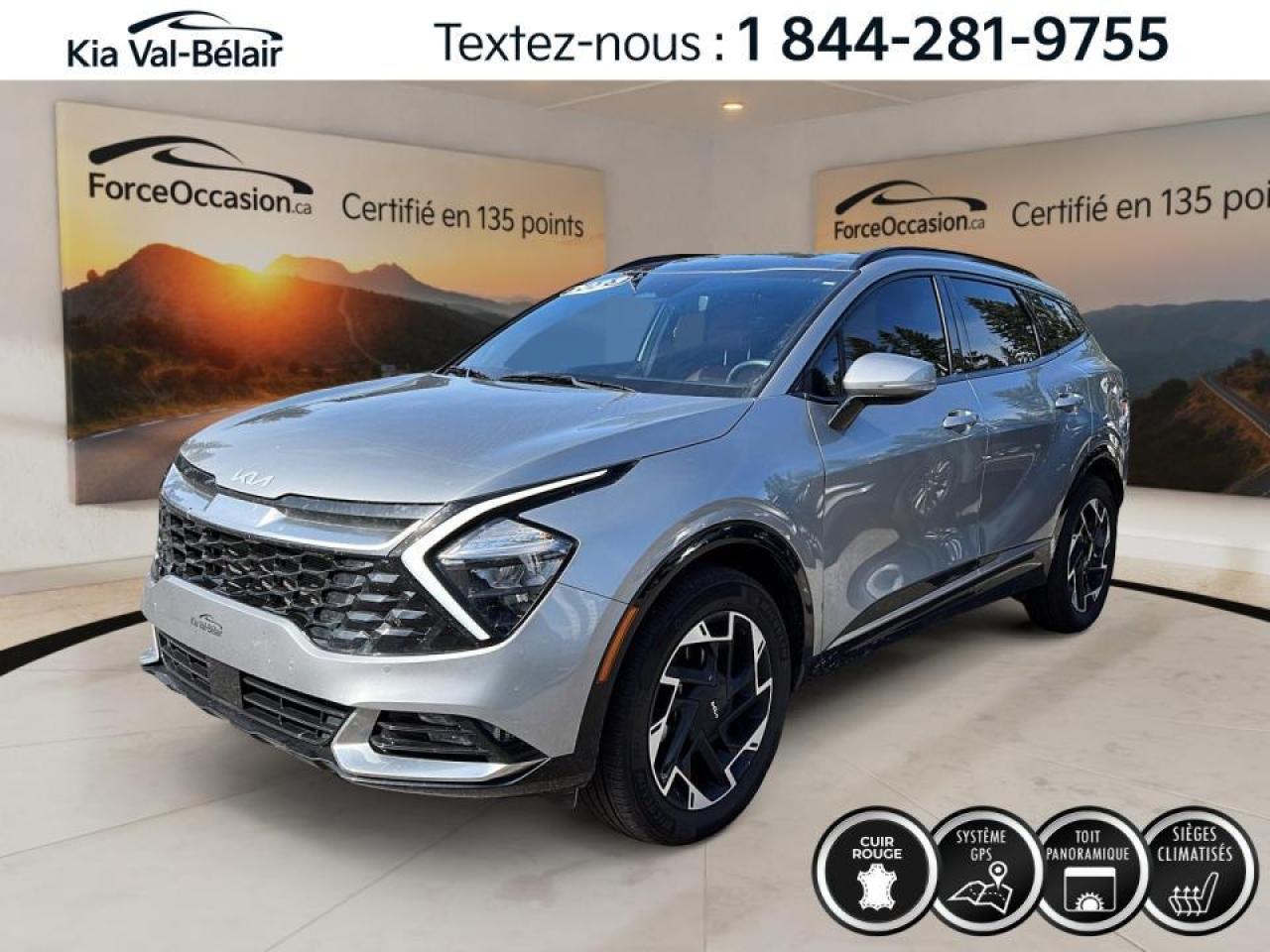 Used 2023 Kia Sportage EX Premium AWD*CUIR ROUGE*TOIT*B-ZONE* for sale in Québec, QC