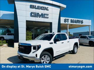 <div>The 2023 GMC Sierra 1500 Pickup Truck in Summit White is the embodiment of rugged capability and modern design. This full-size pickup truck offers impressive performance and a timeless look that stands out on the road.</div><div> </div><div>The Sierra 1500 is powered by a potent engine that delivers remarkable power and towing capacity, making it a reliable workhorse for a wide range of tasks. Its robust build and advanced suspension ensure a comfortable and controlled ride.</div><div> </div><div>Inside, the Sierra 1500 boasts a well-designed cabin with comfortable seating and advanced technology. The infotainment system features a user-friendly touchscreen, smartphone integration, and advanced safety features such as lane departure warning and adaptive cruise control.</div><div> </div><div>With its ample cargo capacity and towing capabilities, the Sierra 1500 is ready for your toughest jobs. To learn more about this dependable and versatile pickup truck, please visit our dealership or contact us today.</div><div> </div><div>Our experienced sales staff is dedicated to helping you find the right vehicle at a price that suits your budget. Upauto has a diverse inventory, and this vehicle is currently showcased at ST MARYS BUICK GMC in ST MARYS. For inquiries, please reach out via this listing or by giving us a call.</div><div> </div><div>Price plus HST & Licensing.</div><div> </div><div>Our Hours are: Monday: 9:00am-6:00pm / Tuesday: 9:00am-6:00pm / Wednesday: 9:00am-6:00pm / Thursday: 9:00am-6:00pm / Friday: 9:00am-6:00pm / Saturday: 9:00am-4:00pm / Sunday: Closed</div><div> </div><div>Experience the capability and style of the 2023 GMC Sierra 1500 Pickup Truck in Summit White at St Mary's and discover why people choose us for their vehicle needs. We eagerly look forward to serving you soon!</div>