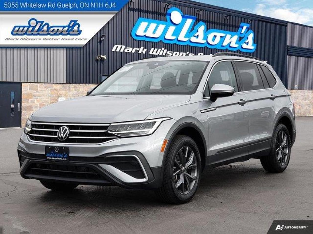 Used 2022 Volkswagen Tiguan Comfortline AWD, Leather, Pano Sunroof, Heated Seats, Camera, Power Seat & Much More! for sale in Guelph, ON