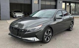 Used 2021 Hyundai Elantra Ultimate Tech, Sunroof, Leather, Navigation, Reverse Camera, Apple Car Play & Android & Much More! for sale in Guelph, ON