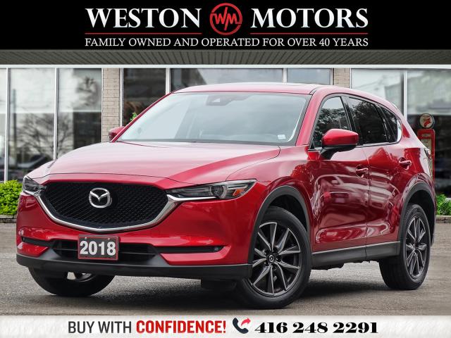 2018 Mazda CX-5 LEATHER*SUNROOF*REVCAM*HEATED SEATS*NAVIGATION!!!*