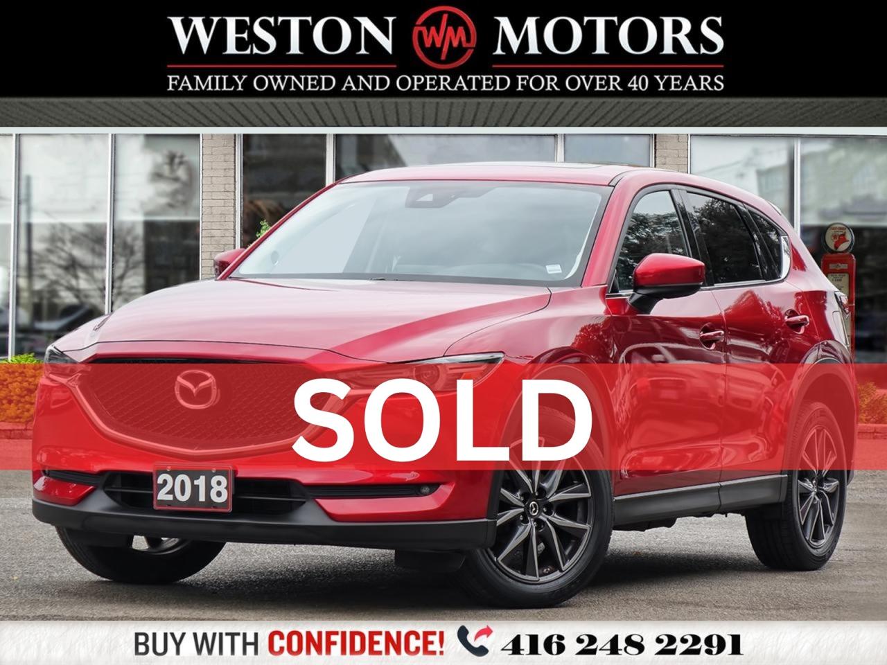 Used 2018 Mazda CX-5 *AWD*LEATHER*SUNROOF*REVCAM*HEATED SEATS*NAV!!** for sale in Toronto, ON