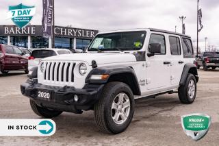 Used 2020 Jeep Wrangler Unlimited Sport | HEATED SEATS | HEATED STEERING WHEEL | KEYLESS ENTRY | for sale in Barrie, ON