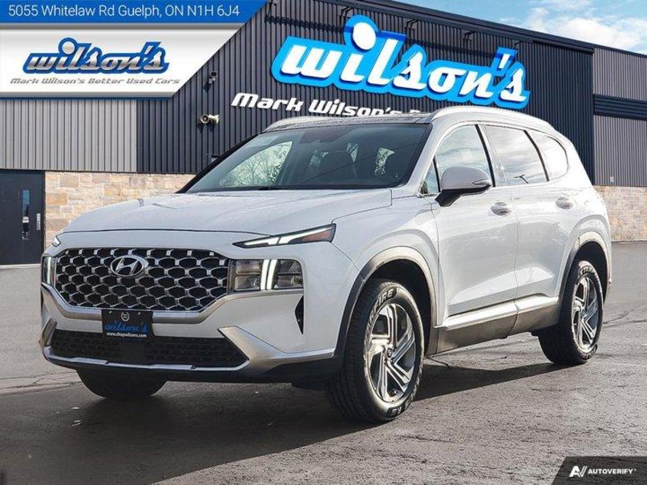 Used 2021 Hyundai Santa Fe Preferred Trend Pkg AWD, Leather, Pano Roof, Adaptive Cruise, Heated Steering + Seats, New Tires ! for sale in Guelph, ON