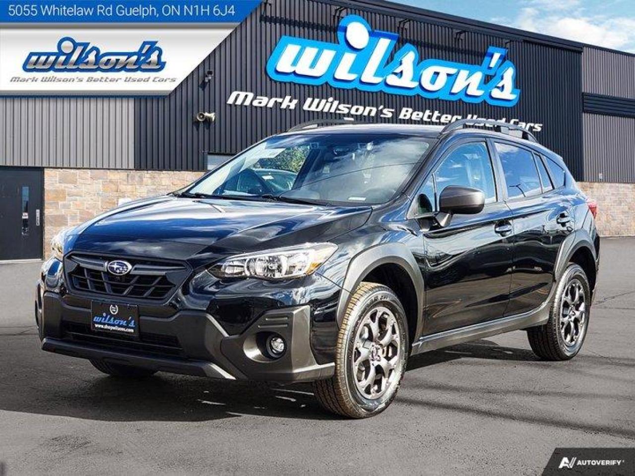 Used 2022 Subaru XV Crosstrek Outdoor, Auto, AWD, Leather, Heated Seats, Apple Car Play, Android Auto, Alloy Wheels and More! for sale in Guelph, ON