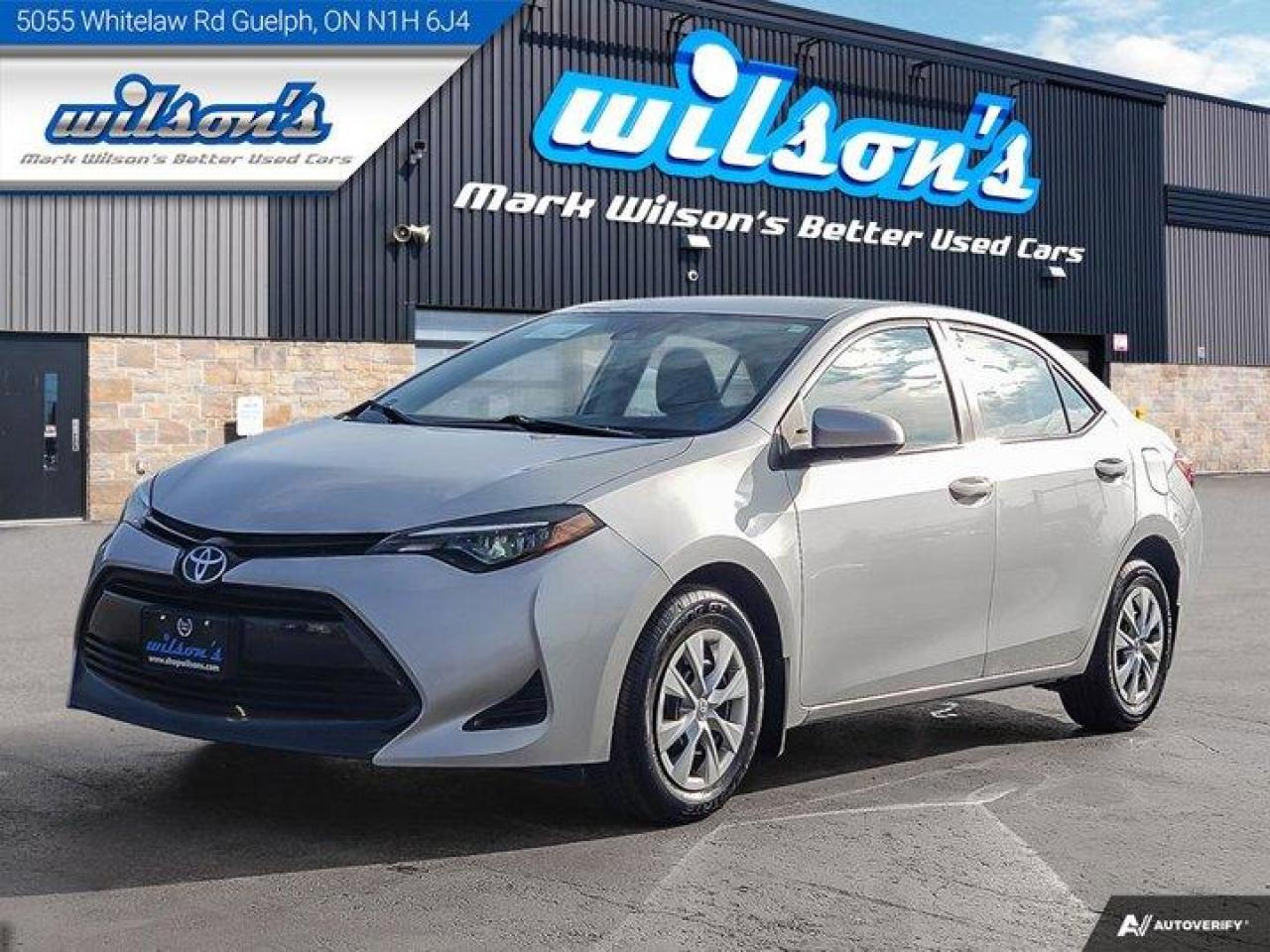 Used 2019 Toyota Corolla CE Sedan, Adaptive Cruise, Bluetooth, Rear Camera, and more! for sale in Guelph, ON