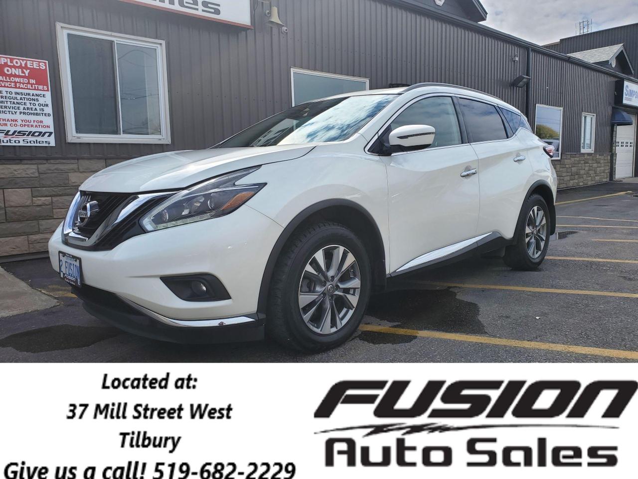 Used 2018 Nissan Murano AWD SV-SUNROOF-NAVIGATION-HEATED SEATS-AUTO START for sale in Tilbury, ON